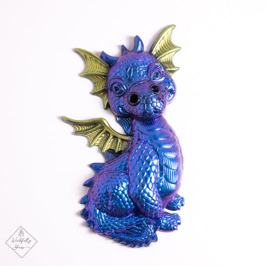 Cute dragon resin art front