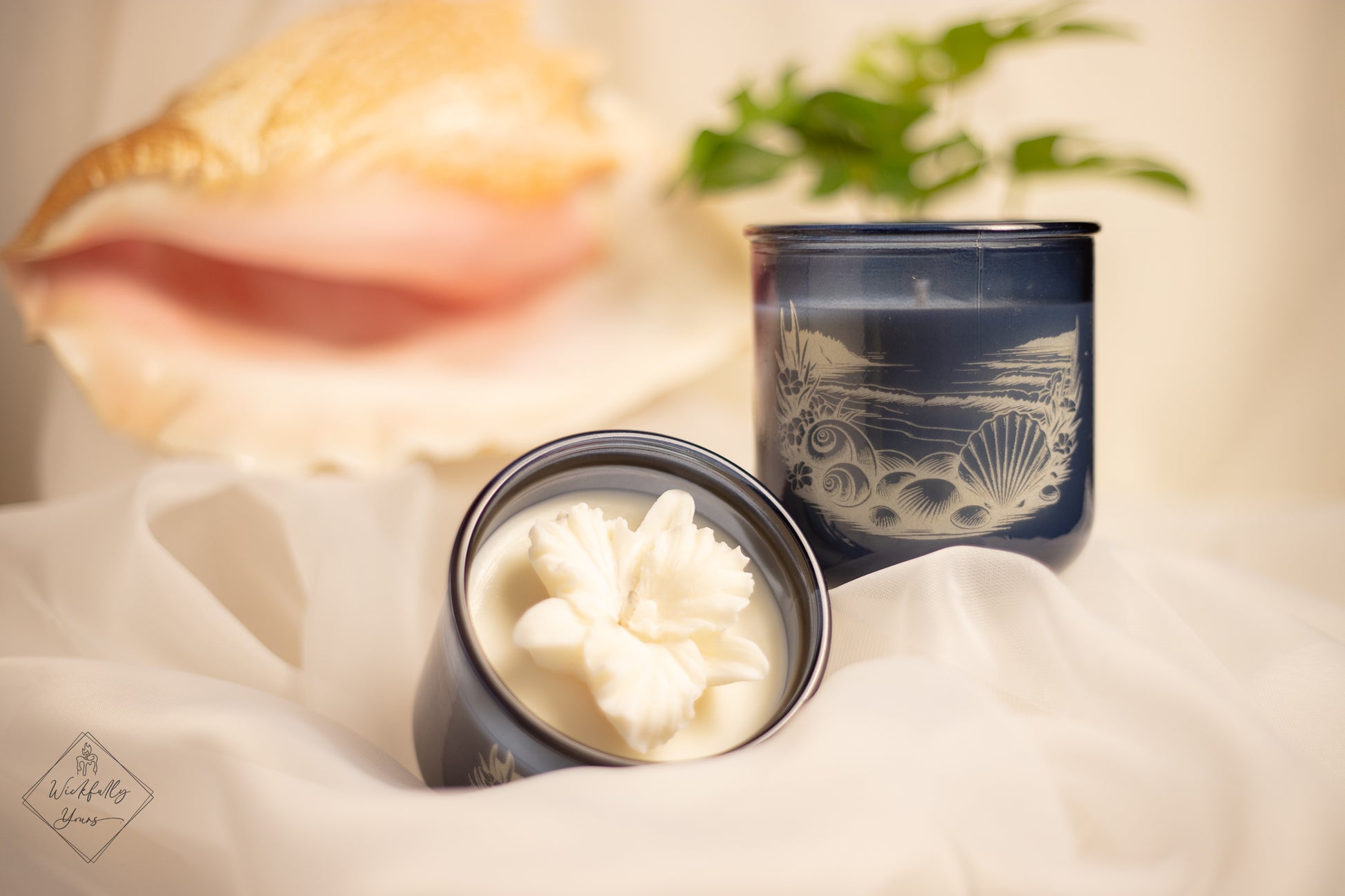 Coastfully scented candle lifestyle