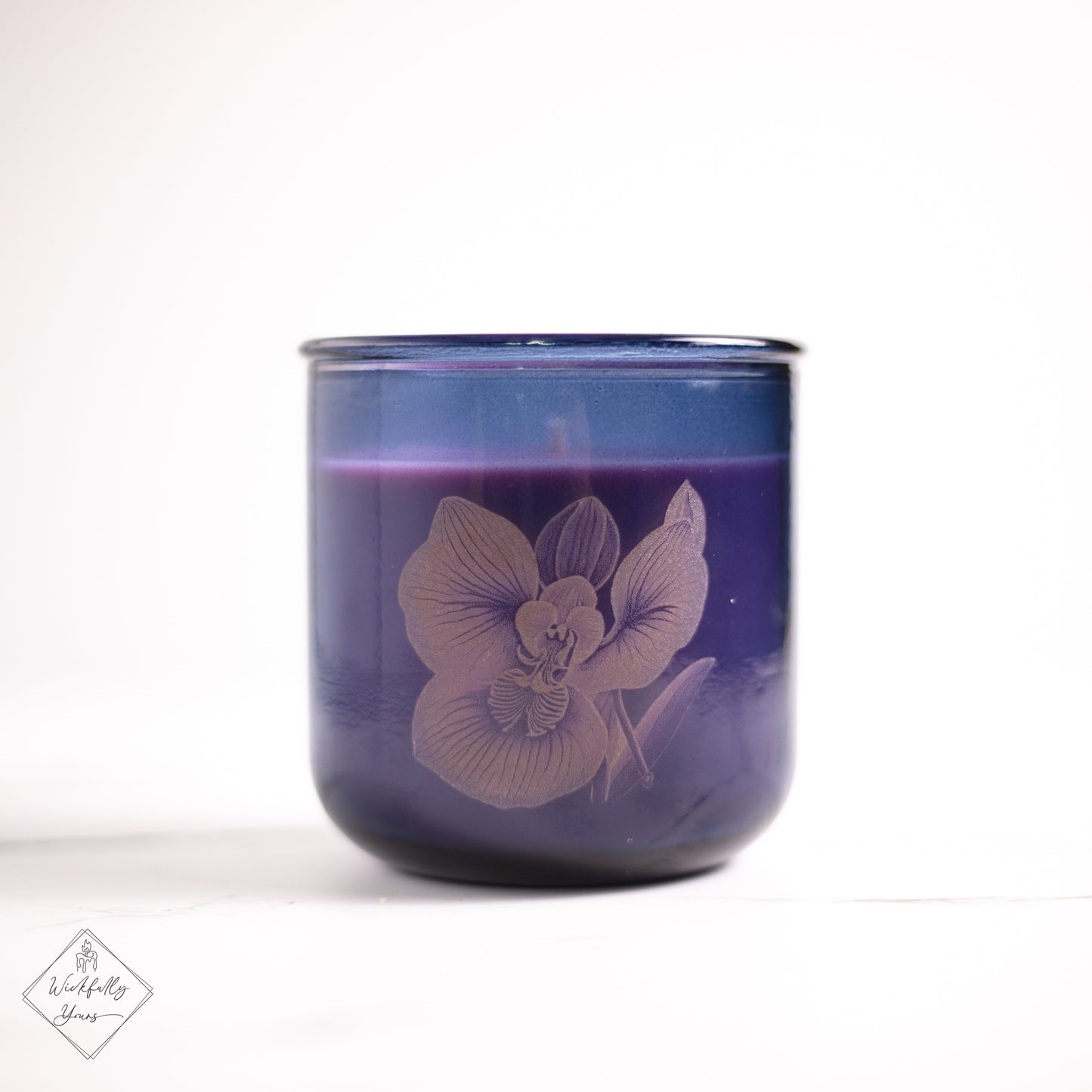 Blissfully scented candle front