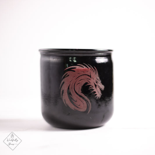 Dracofully scented candle front