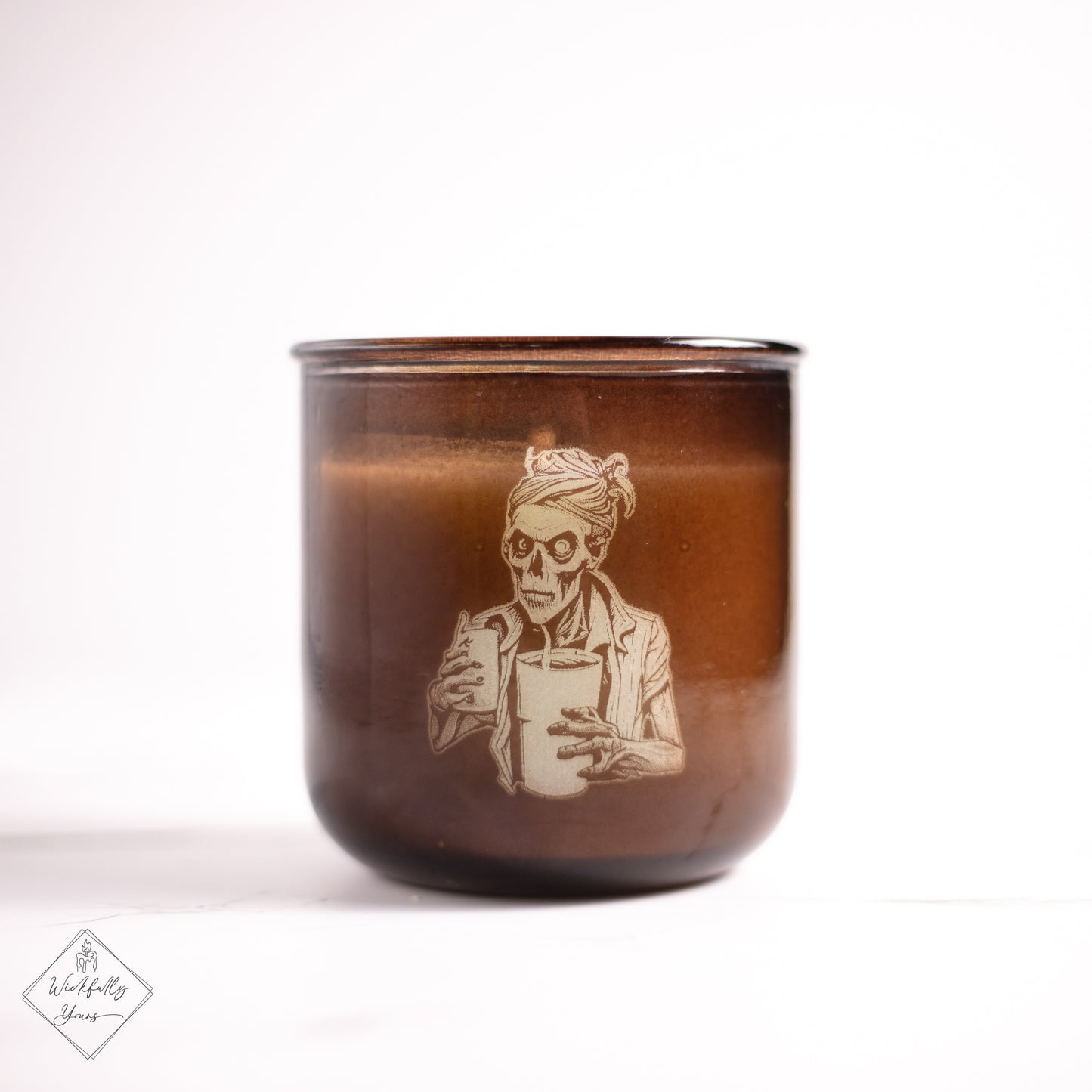 Wakefully scented candle woman front