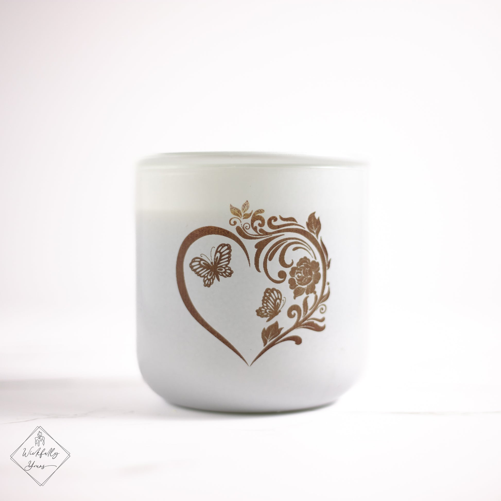 Sinfully scented candle front