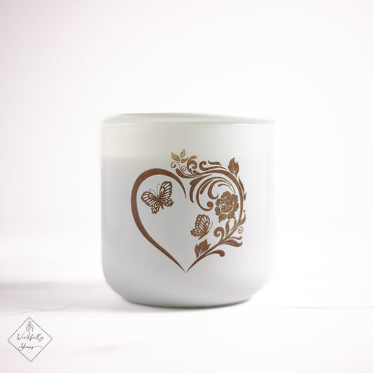 Sinfully scented candle front